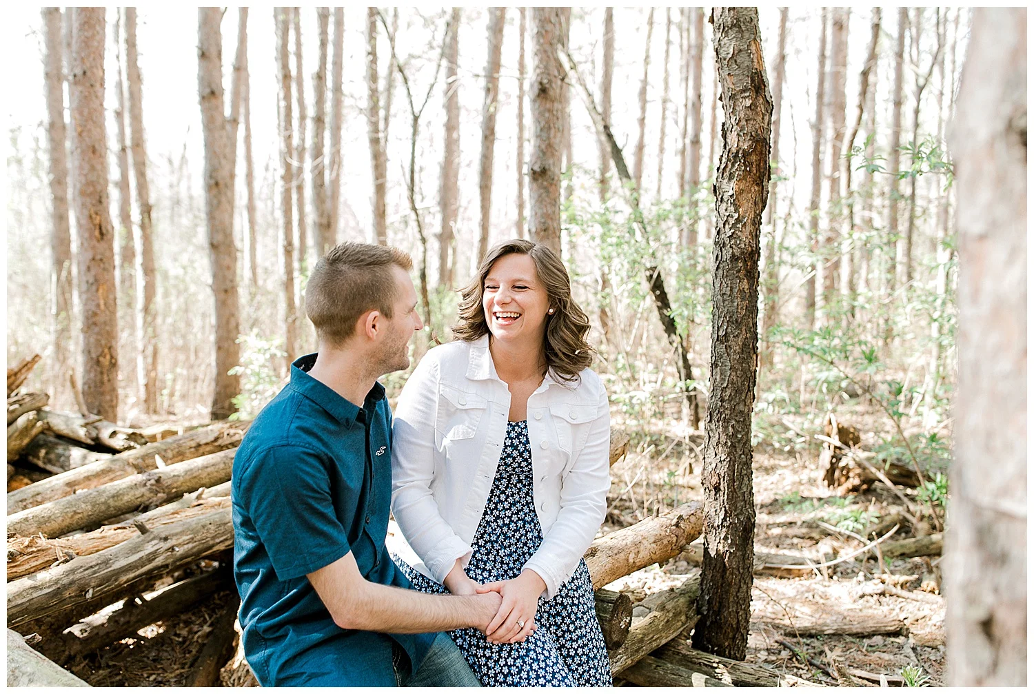 Lauren Baker Photography Rice Creek North Regional Trail Minnesota engagement session