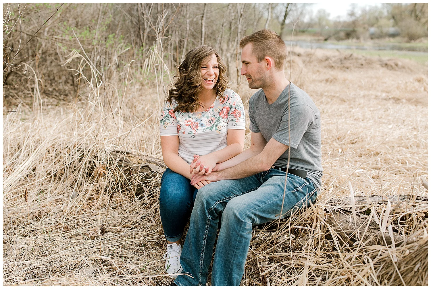 Lauren Baker Photography Rice Creek North Regional Trail Minnesota engagement session