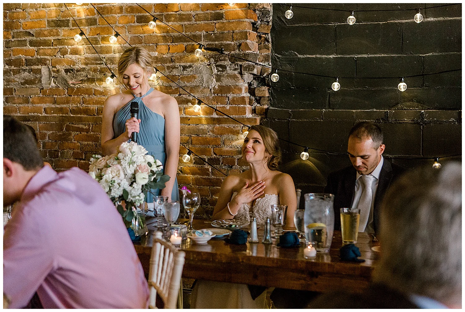Lauren Baker Photography The Loft at Studio J Summer Minnesota Wedding