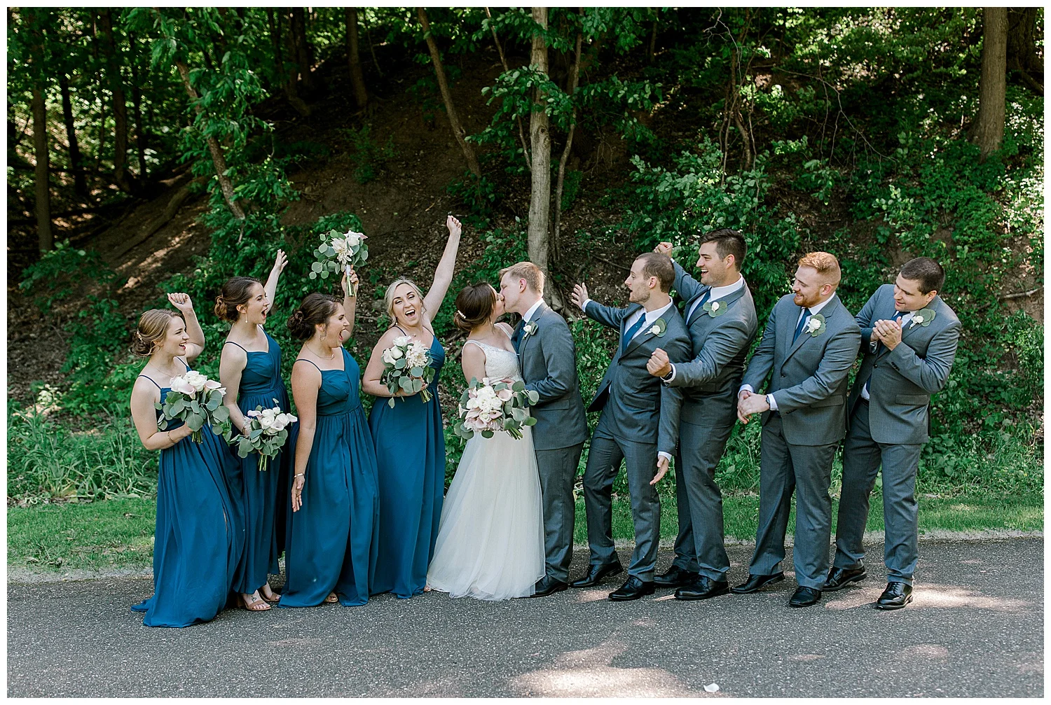 Lauren Baker Photography The Historic Concord Exchange Summer Minnesota Wedding