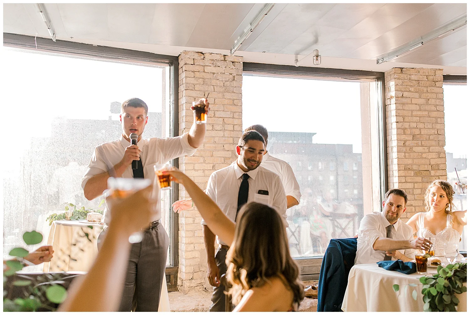 Lauren Baker Photography at The Lumber Exchange. Wedding photographer Minneapolis, Minnesota