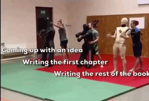 Writing a book with text.gif