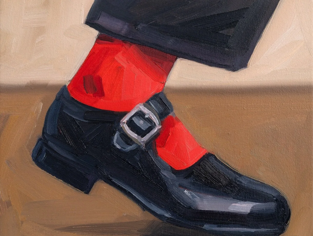 🚩
Red Sock
Oil on canvas 
2025

On show this Friday
 available through @studiogallerygroup