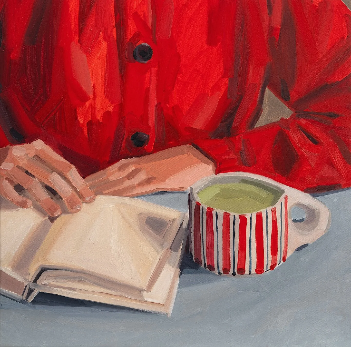 Never before have I made colour the hero of an exhibition and for the first time, I leaned into more figurative work.
Rouge had been on my mind for so long, and it&rsquo;s a joy to finally see it out in the world.

Though the show has wrapped at Stud