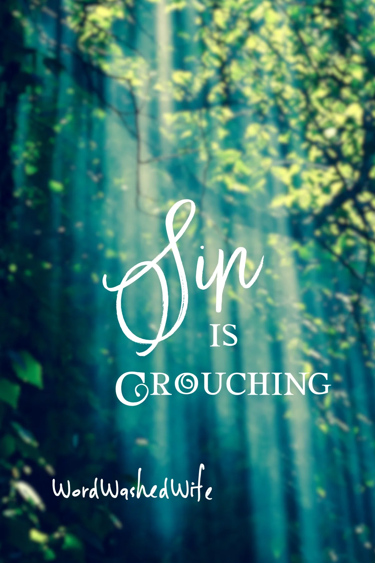 Sin is crouching
