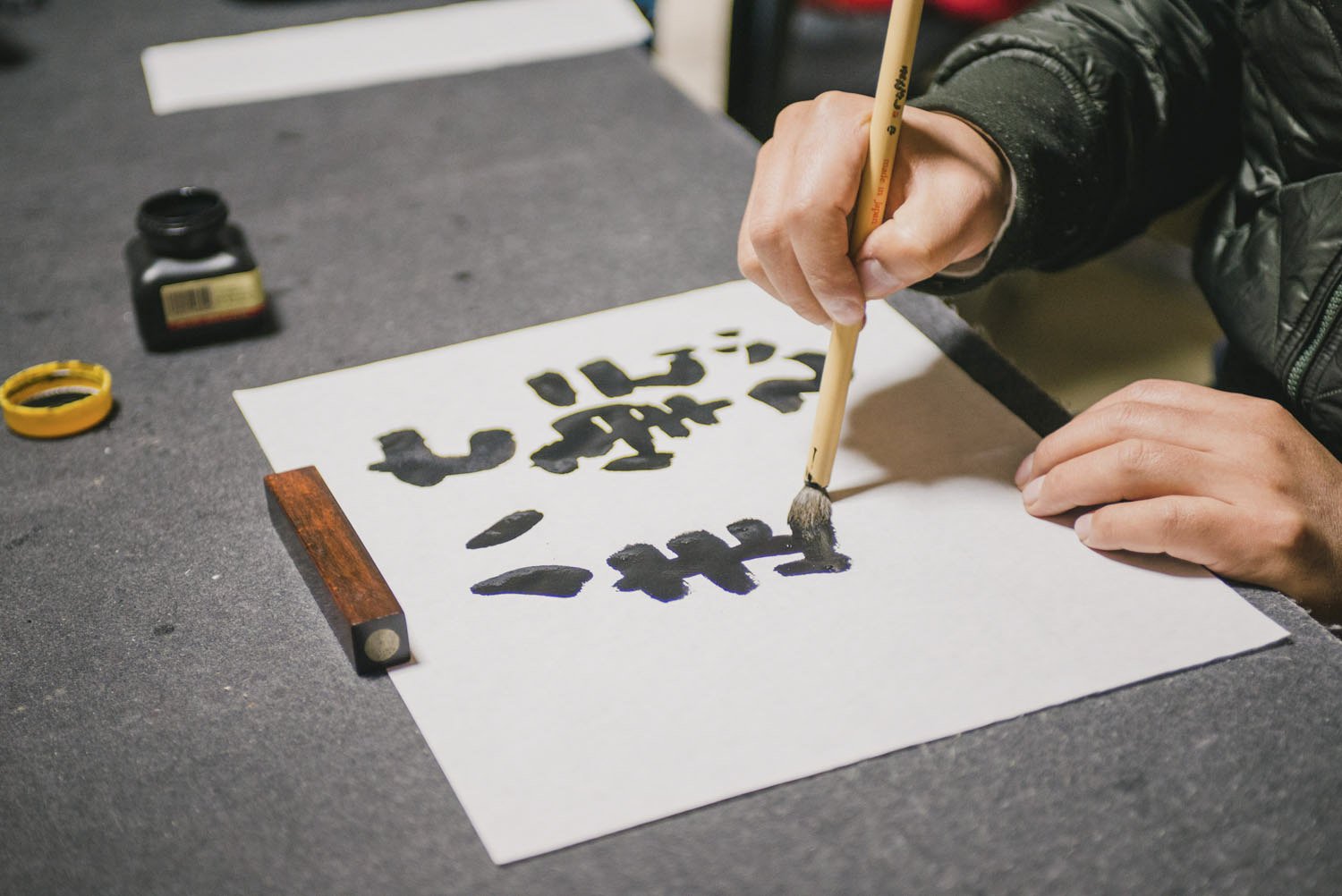 Modern calligraphy workshop