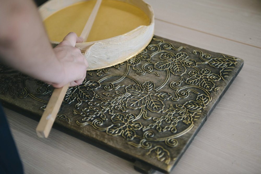 Karakami woodblock print workshop