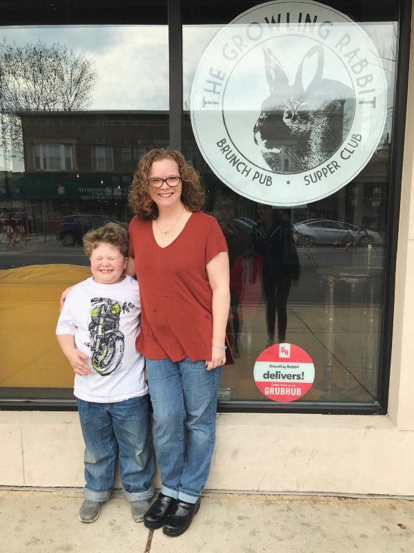 Note: The namesake of this restaurant is a real growling rabbit. Laura warned us, “if you pet her when she’s eating, she will growl at you”. (Well, ok the rabbit wasn’t at the restaurant, but she is on their logo.)