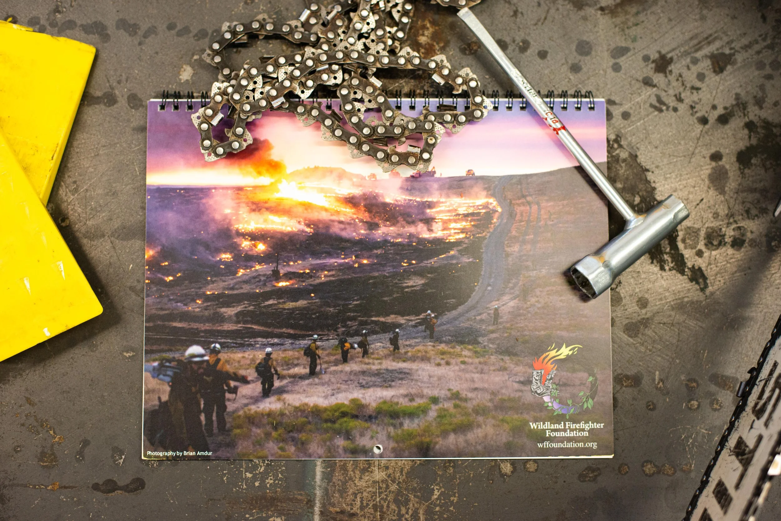 Limited Edition Wildland Firefighter Foundation 2021 Calendar with 8x12 Print