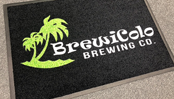 Personalised Door Mats to promote your Brand Standout Mats Printed Entrance Logo Mats are a great way of promoting your brand or a nice way of welcoming people to your showroom. So do yourself a favour and contact us now for a competitive quote on these stunning printed door mats.