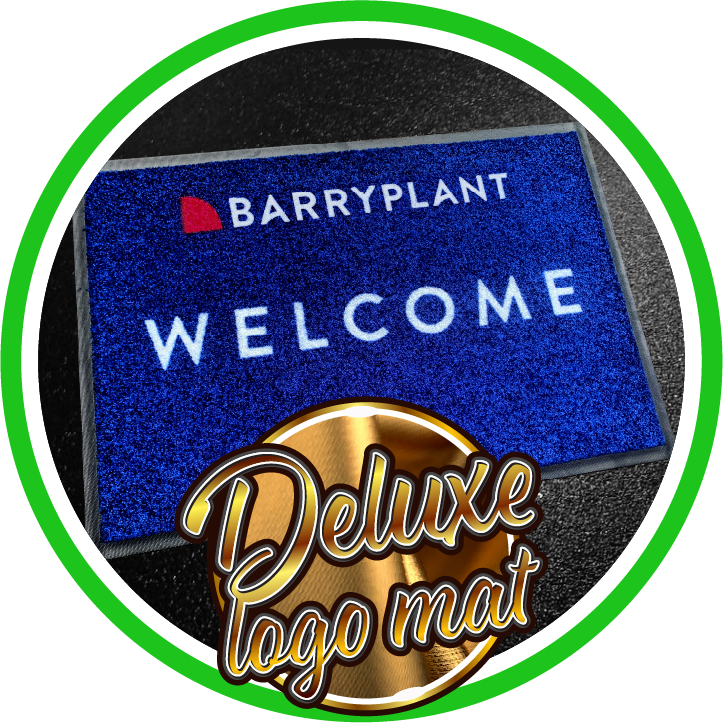 Deluxe Custom Logo Mat with 285 Colours available Printed in Australia