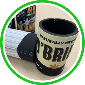 Stitched Sides on Stubby Holders Made in Australia