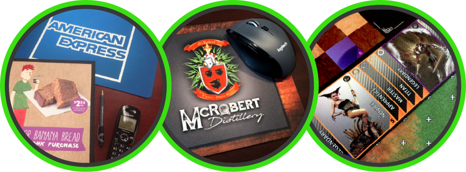 Australian Printed Counter Mats, Custom Mouse Mats, Custom Gaming Mats