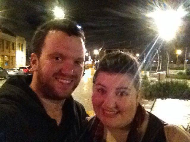 Feeling elated after we escaped the crate!