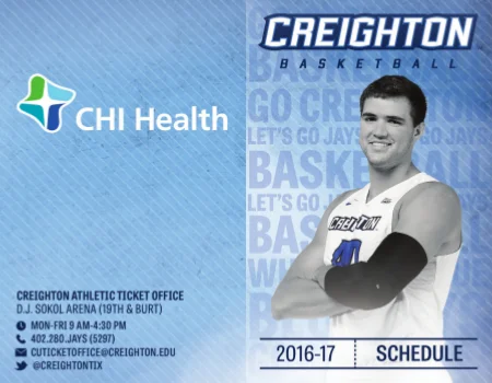Creighton Sport Schedule Card