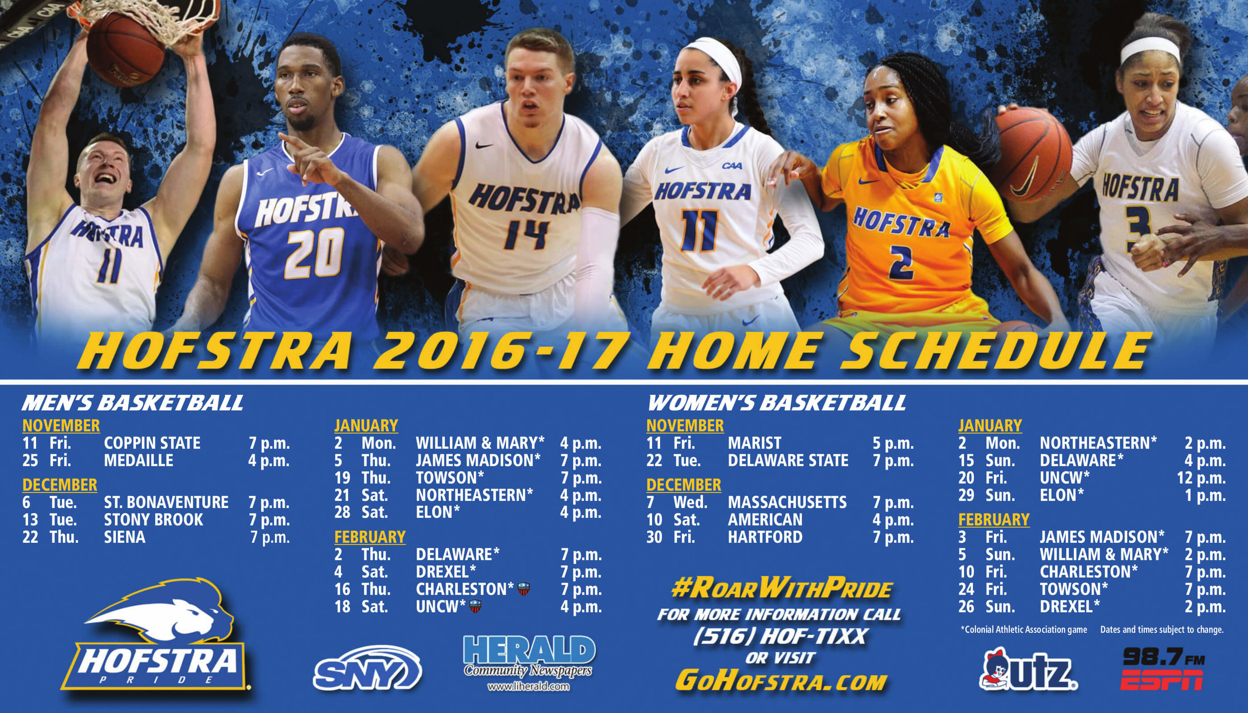 Hofstra Basketball Sport Magnet