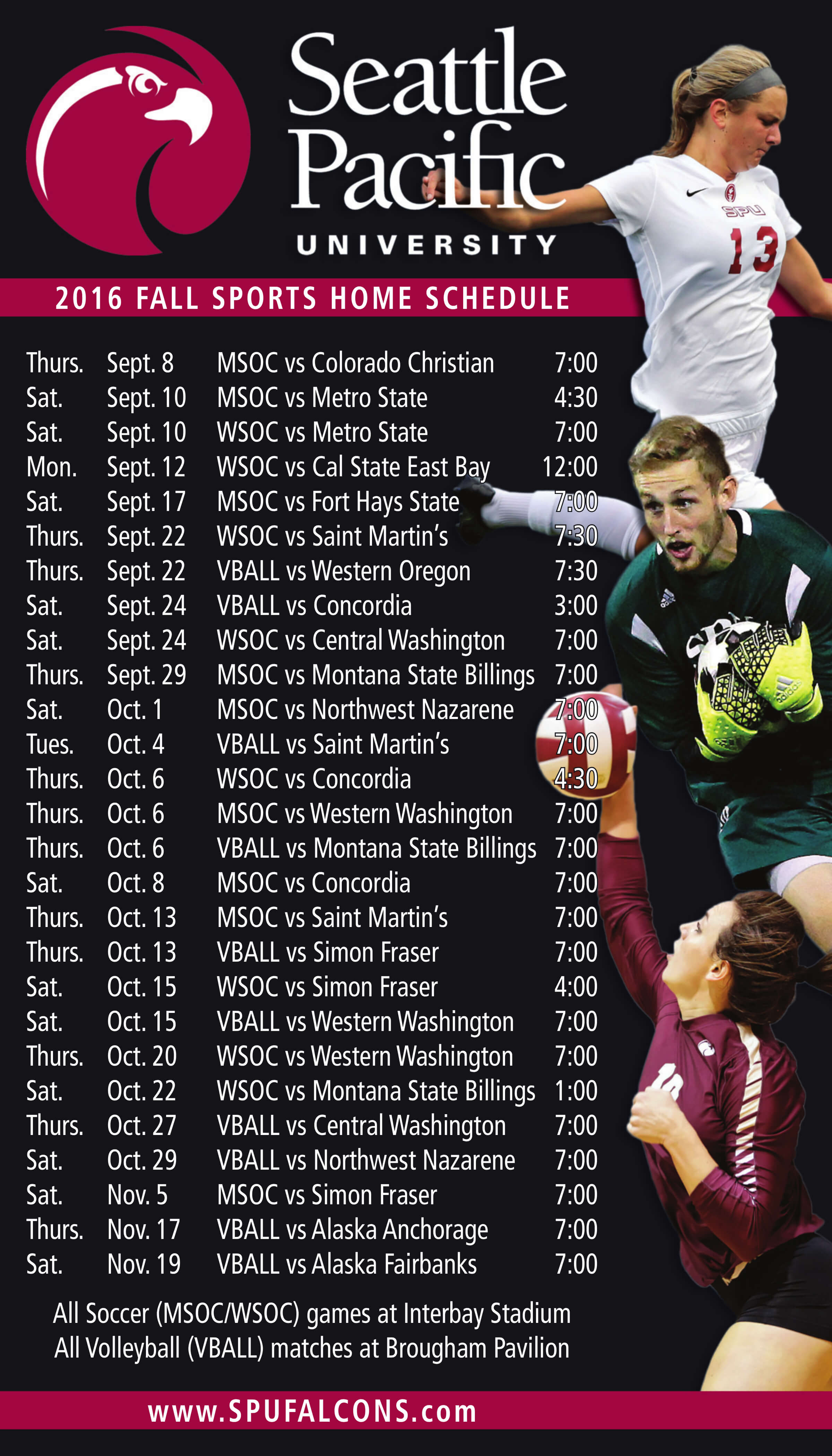 Seattle Pacific Sport Magnet