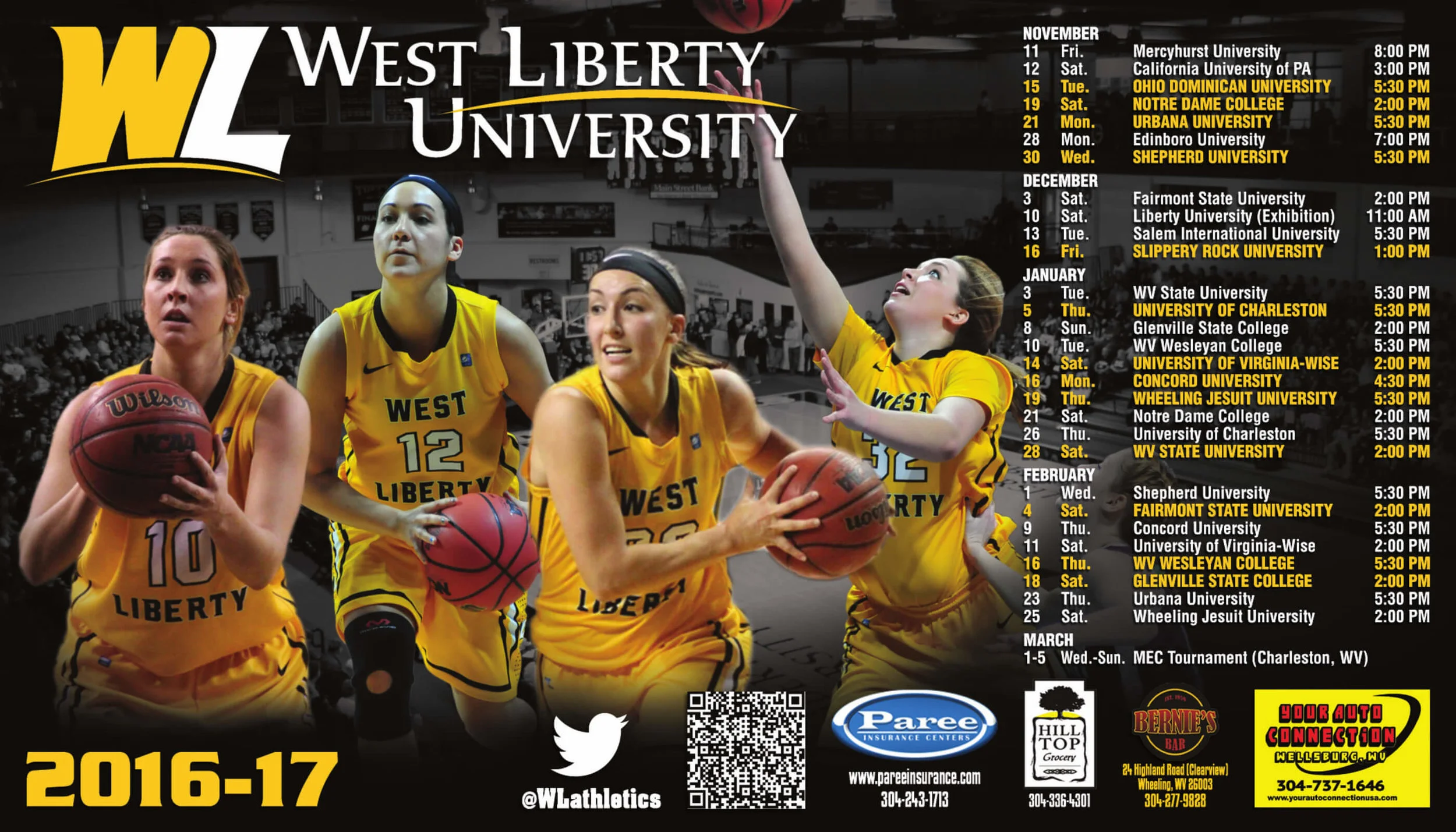 West Liberty Basketball Sport Magnet