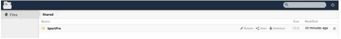 At the top of the page, select New, and then Folder