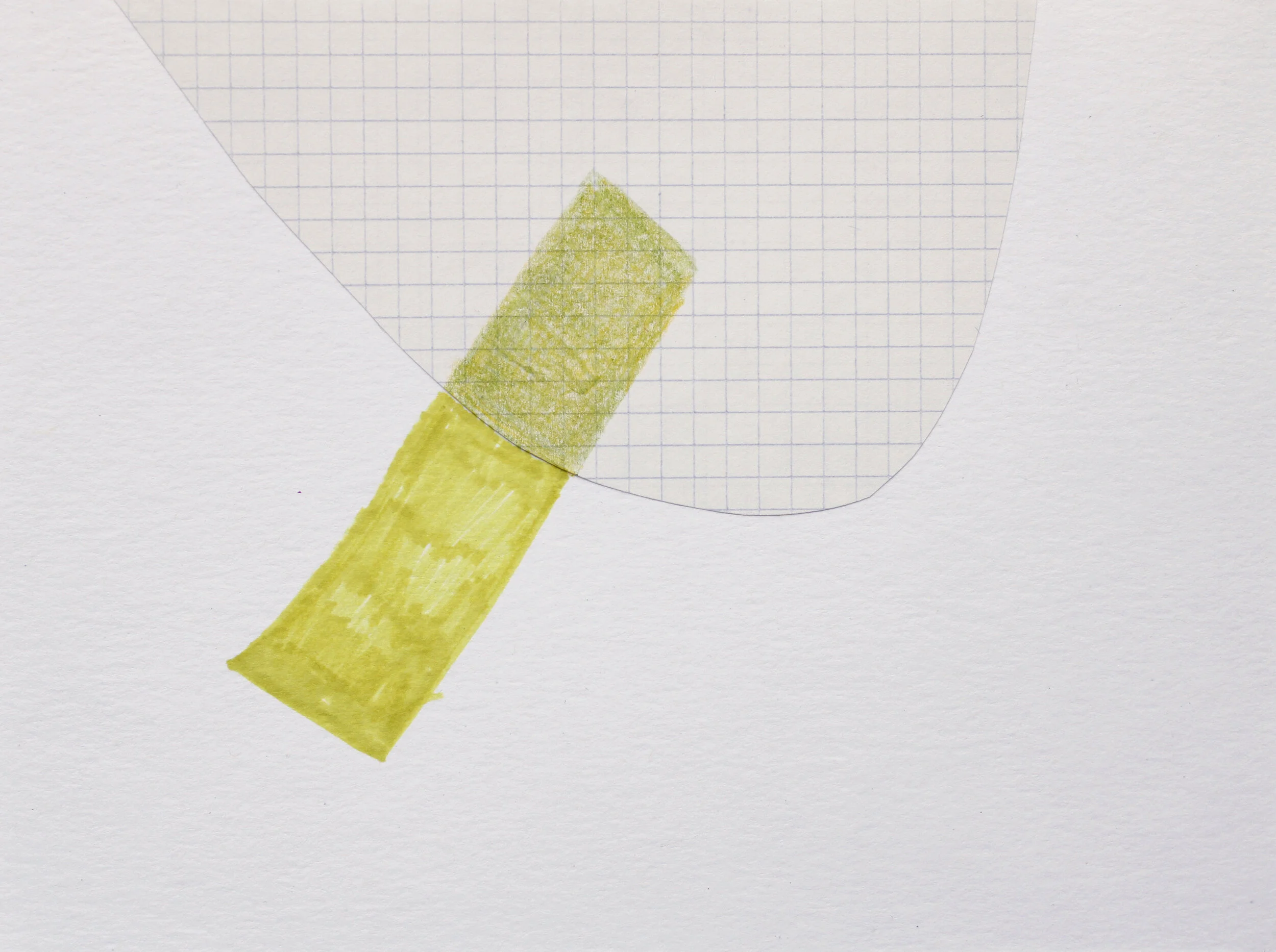  Paper and marker collage  6” x 8”  2020 