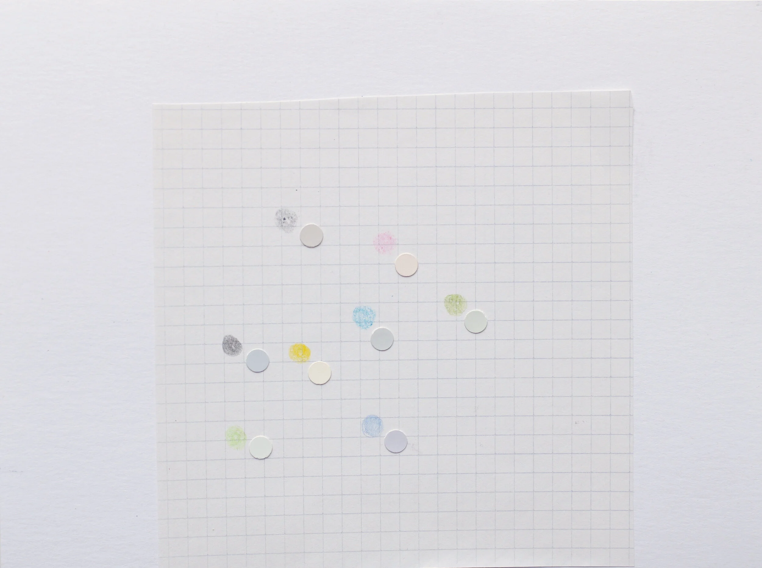  Paper and color pencil collage  6” x 8”  2020 