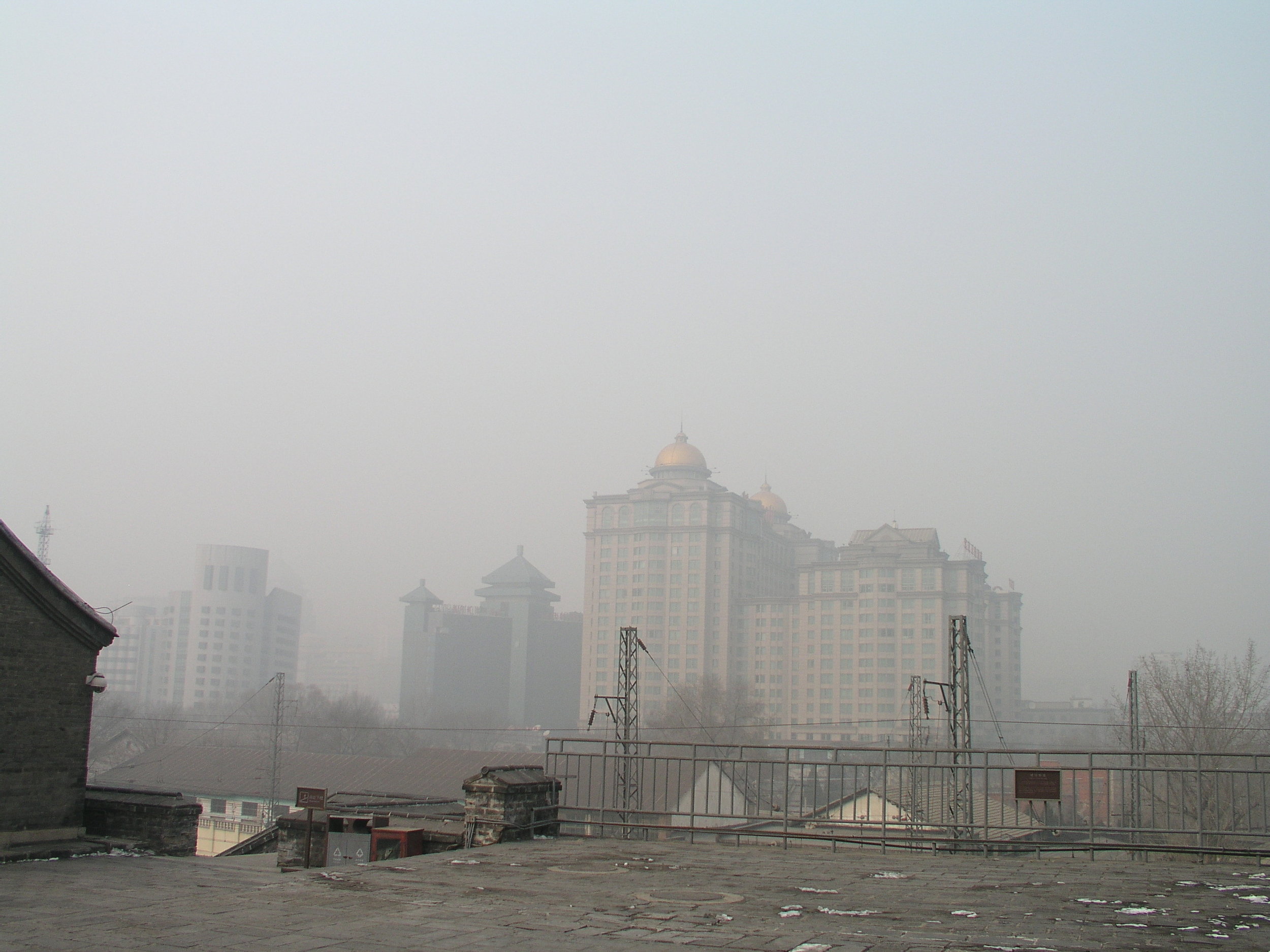 This is not fog. It is midday Beijing pollution.JPG