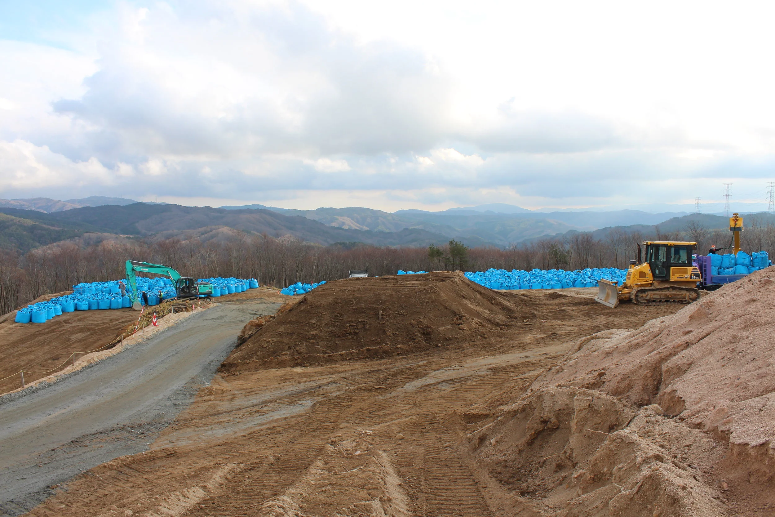 Bags of radioative waste awaiting some final, safe resting place.6.JPG