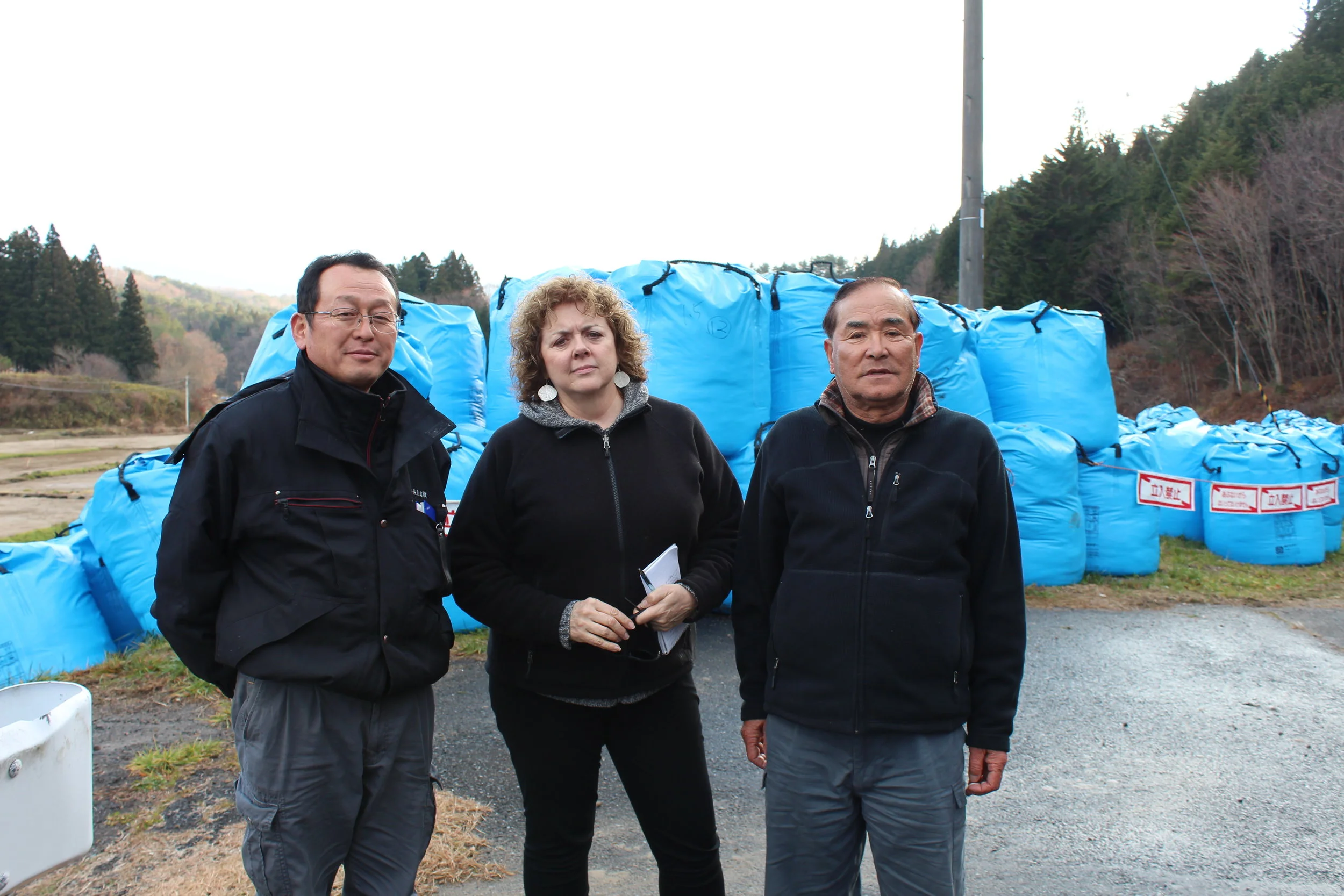 Bags of radioative waste awaiting some final, safe resting place.16.JPG