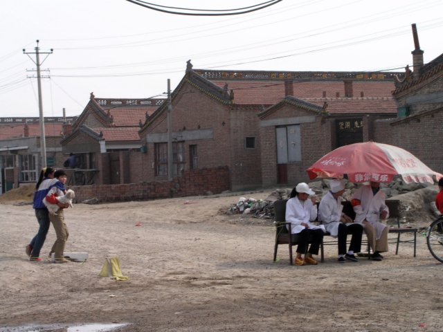  Across the country villagers set up quarantines. 