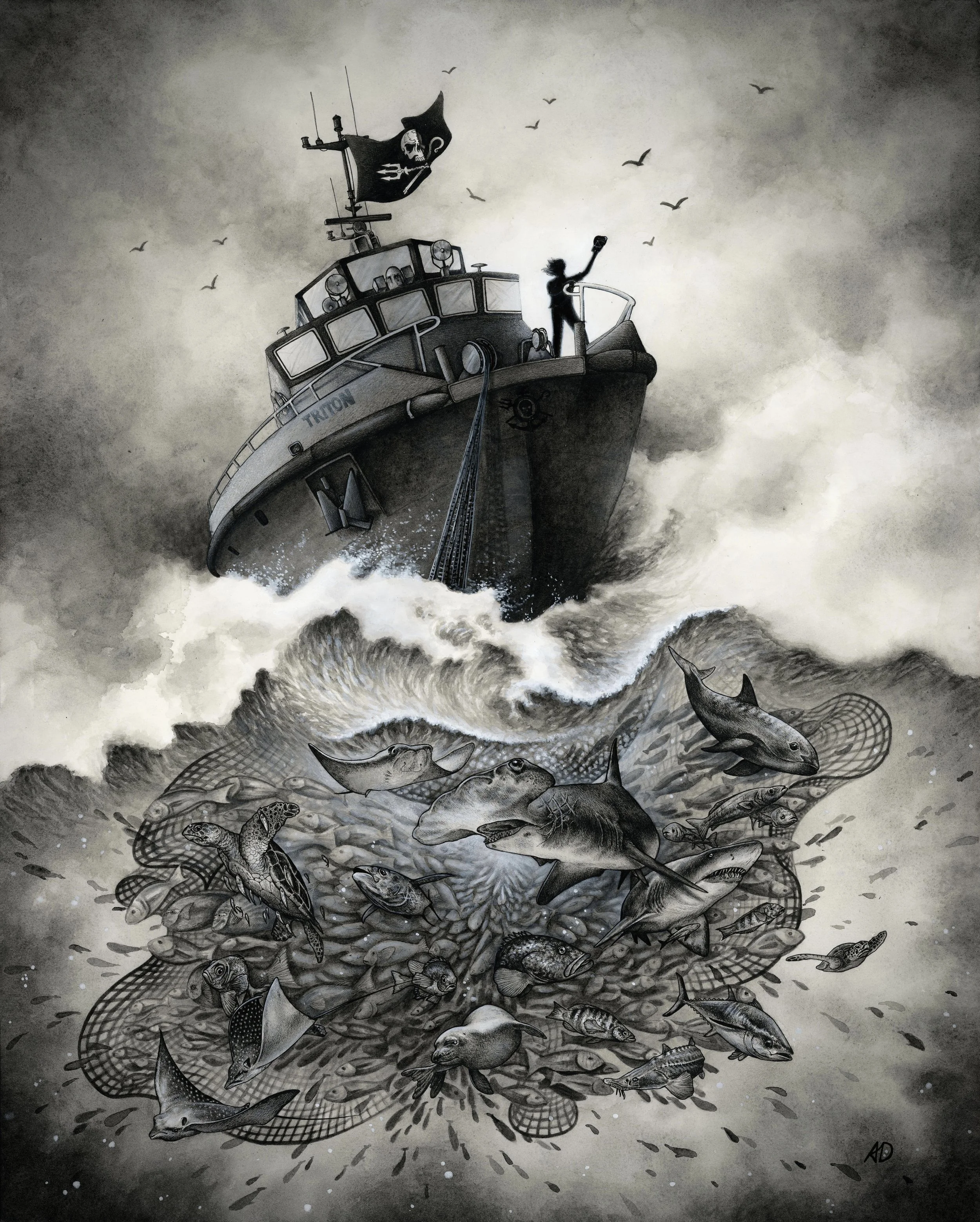 Freedom by Triton 16"x20"