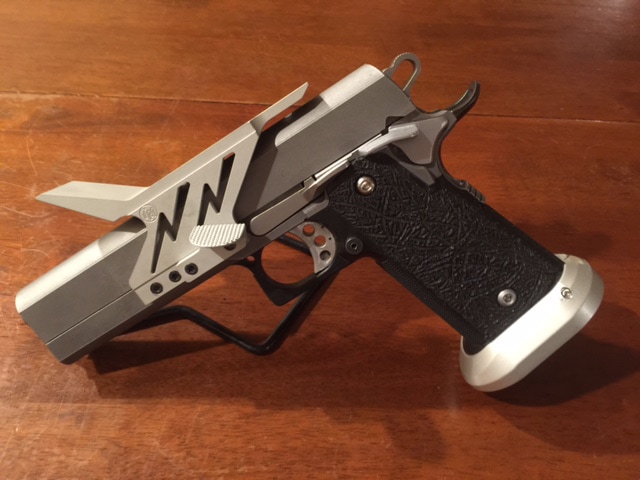 A very fine collection of four 1911 80%s built by Woody @ Wicked X Arms who also sells 1911 parts on his website. "Your jigs cut 15 and still going on the same cutters"