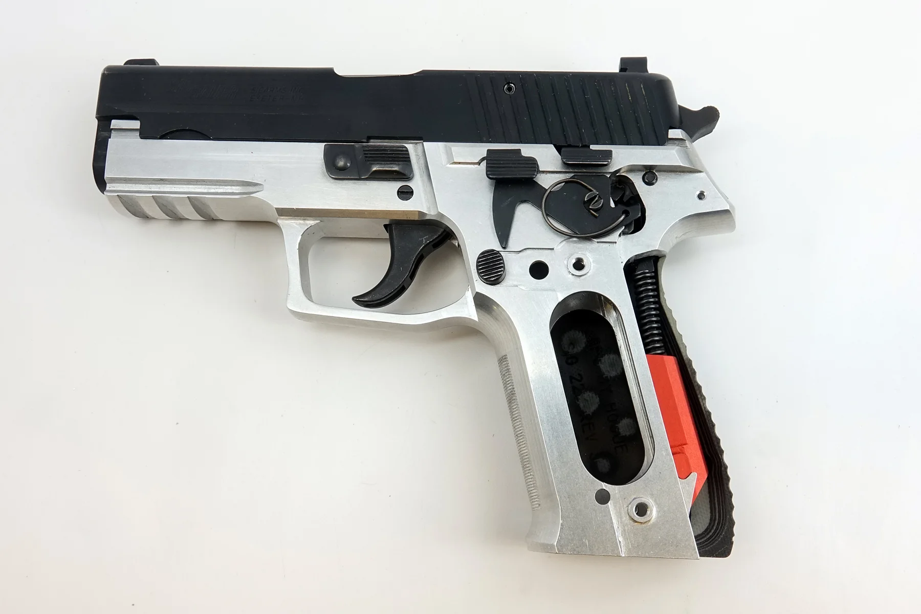 I like the longer grip of the 226 a lot. I think this is the route I am going to go for my personal collection, P226 frame and 229 slide so all my parts will be interchangeable with my 229s except the locking insert and hammer stop. I can use 226 mags in both.