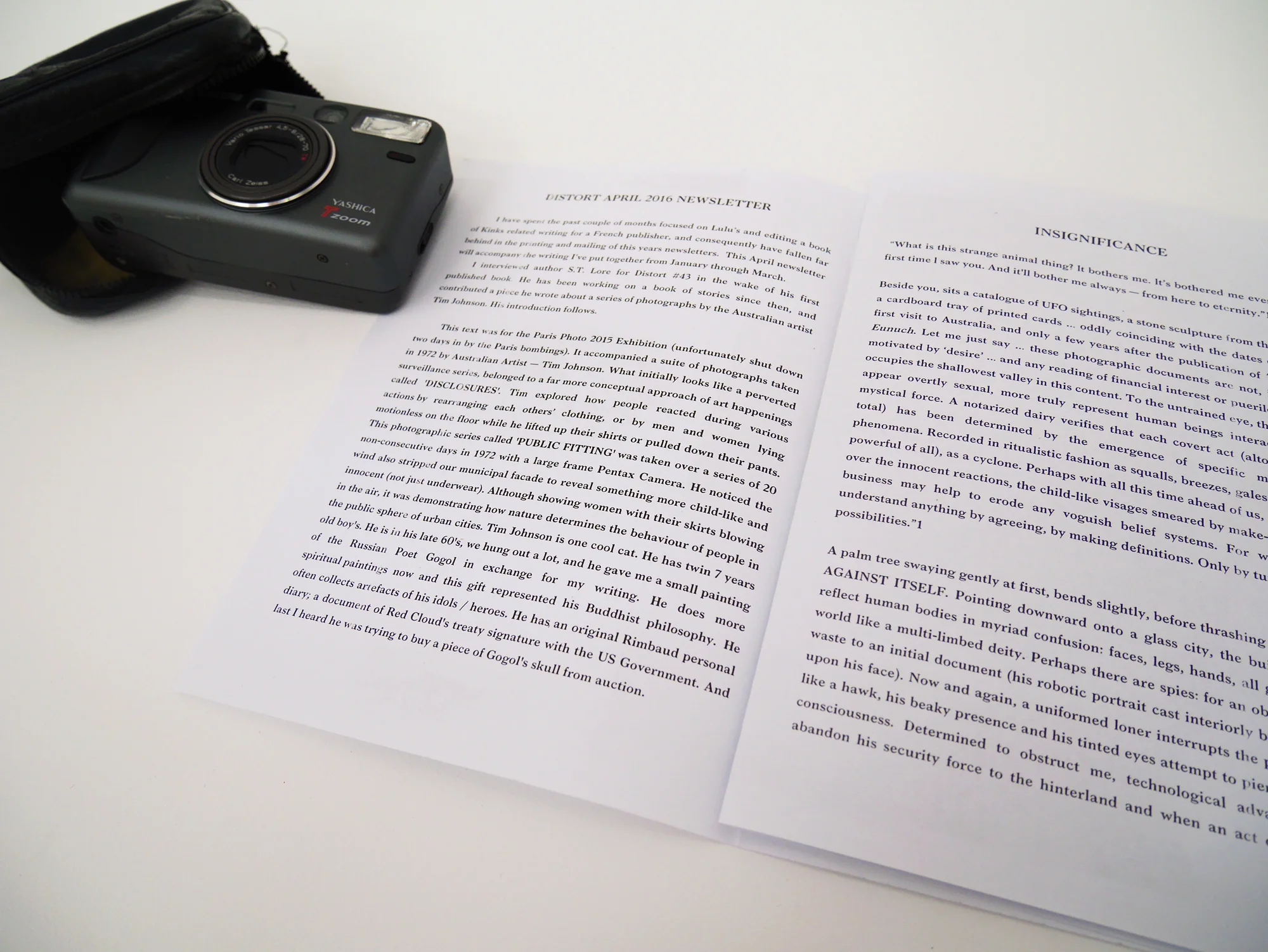 *Reproduction of text and introduction of events leading to closure of Paris Photo 2015 for adjunct newsletter of DISTORT magazine (April 2016)