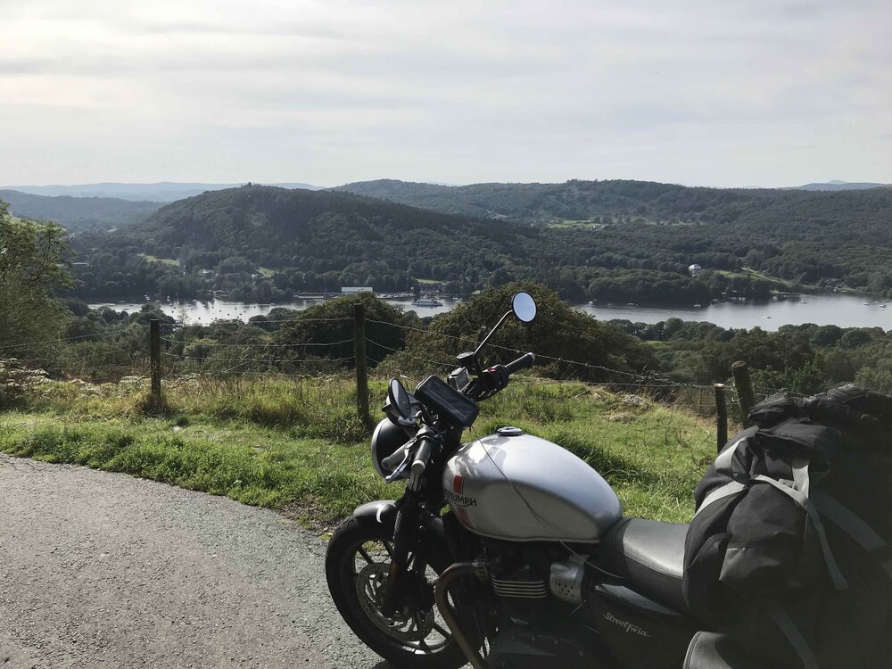 Riding through the Lake District