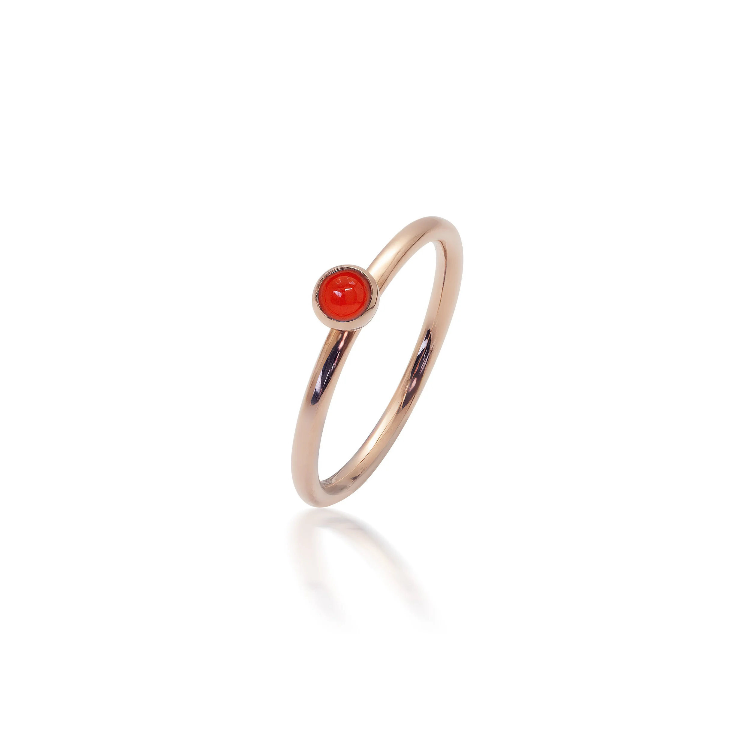 rose and carnelian