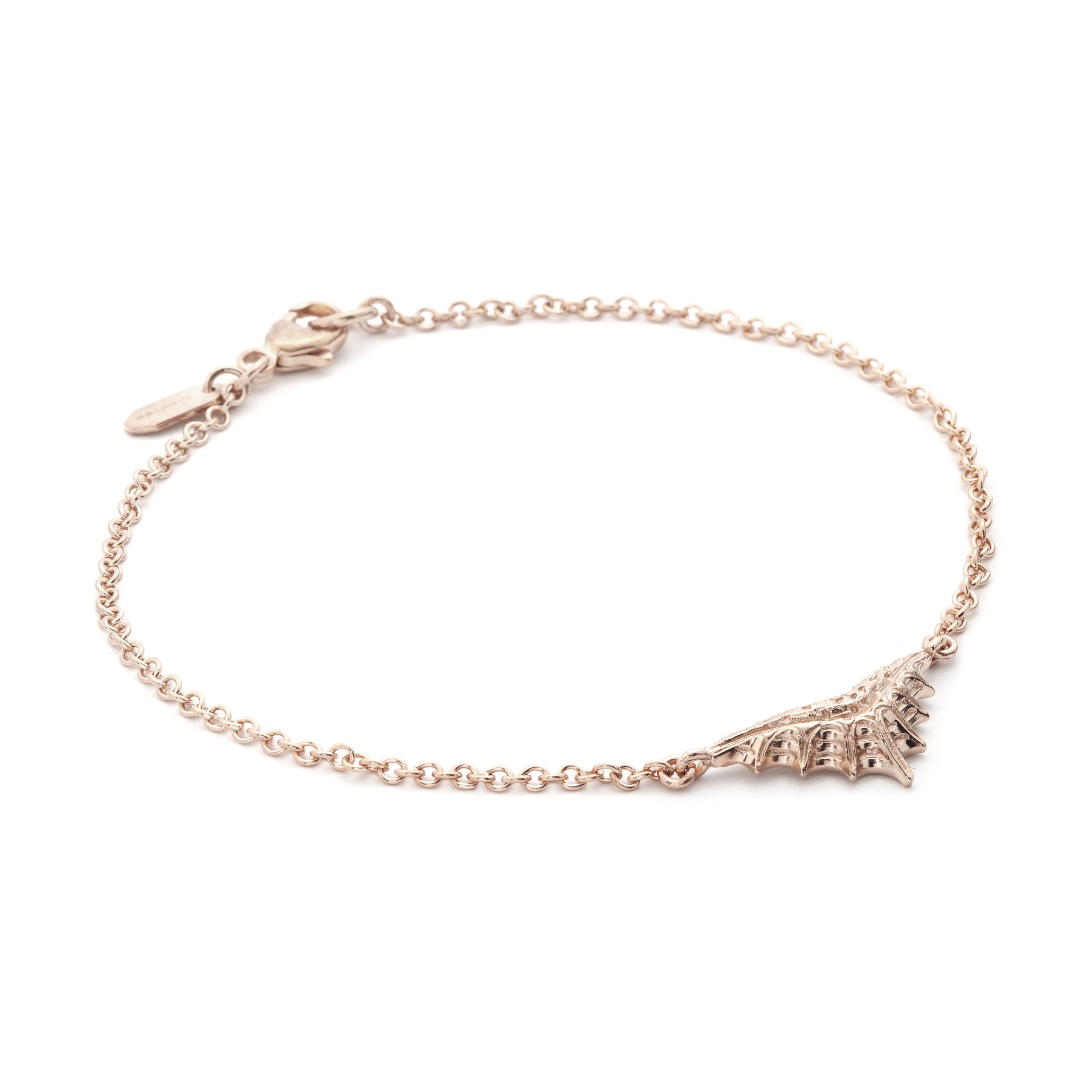 Peerie bracelet in rose gold