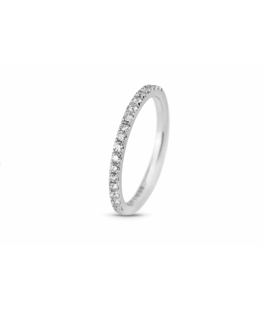 Andromeda: Diamond Arc Ring in Platinum