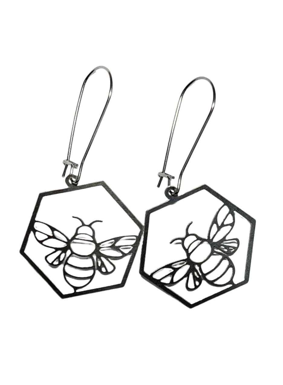 Bee Happy Earrings — Arthouse Industries