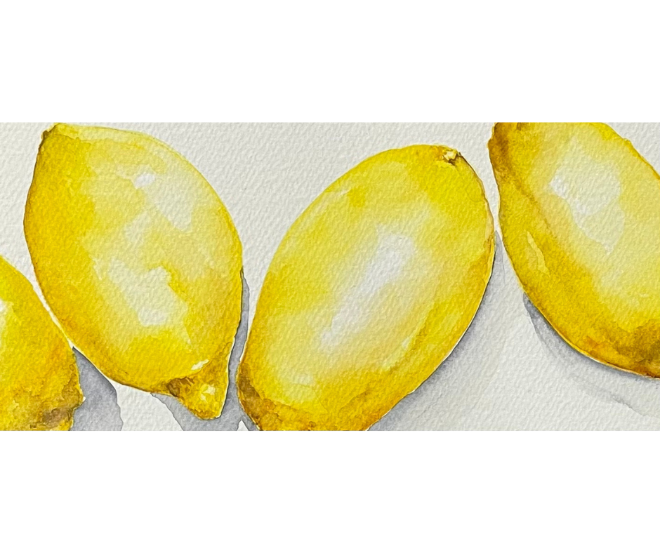 Watercolour Workshop- A study of Lemons
