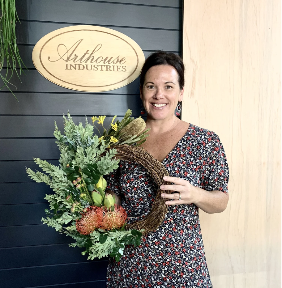 Floral Christmas Wreath Workshop