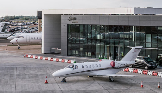 £7m Signature Flight Support hangar demolition, new aircraft stands, groundworks for new flight services building