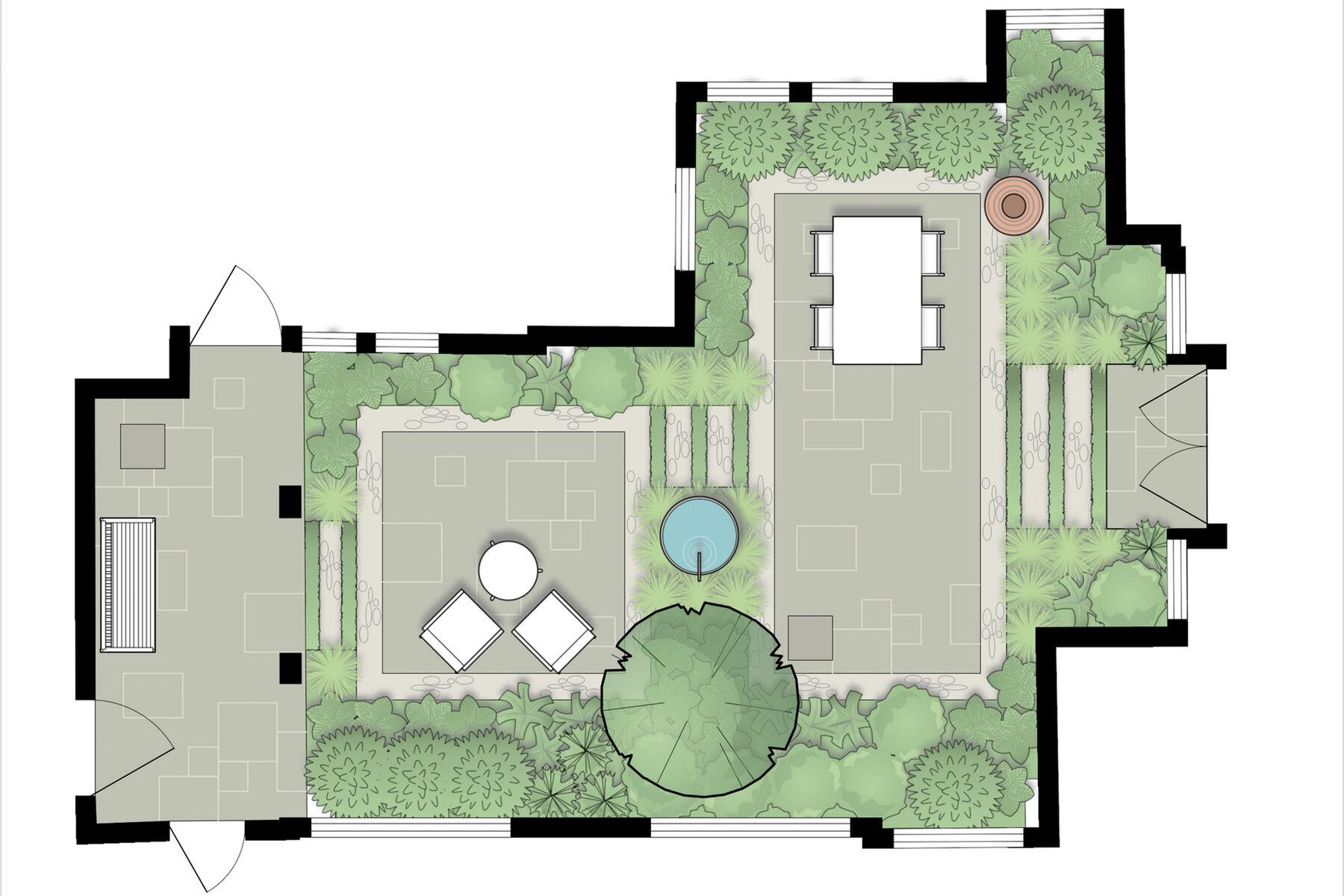 Sketch plan courtyard garden designer plumpton.jpg