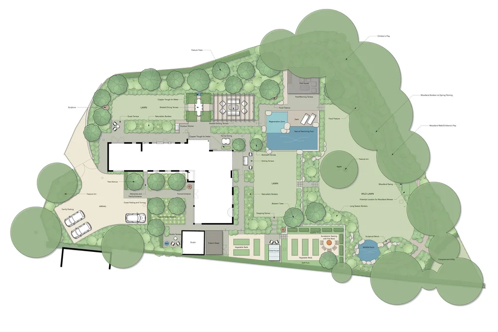 Contemporary Landscape Design Plan
