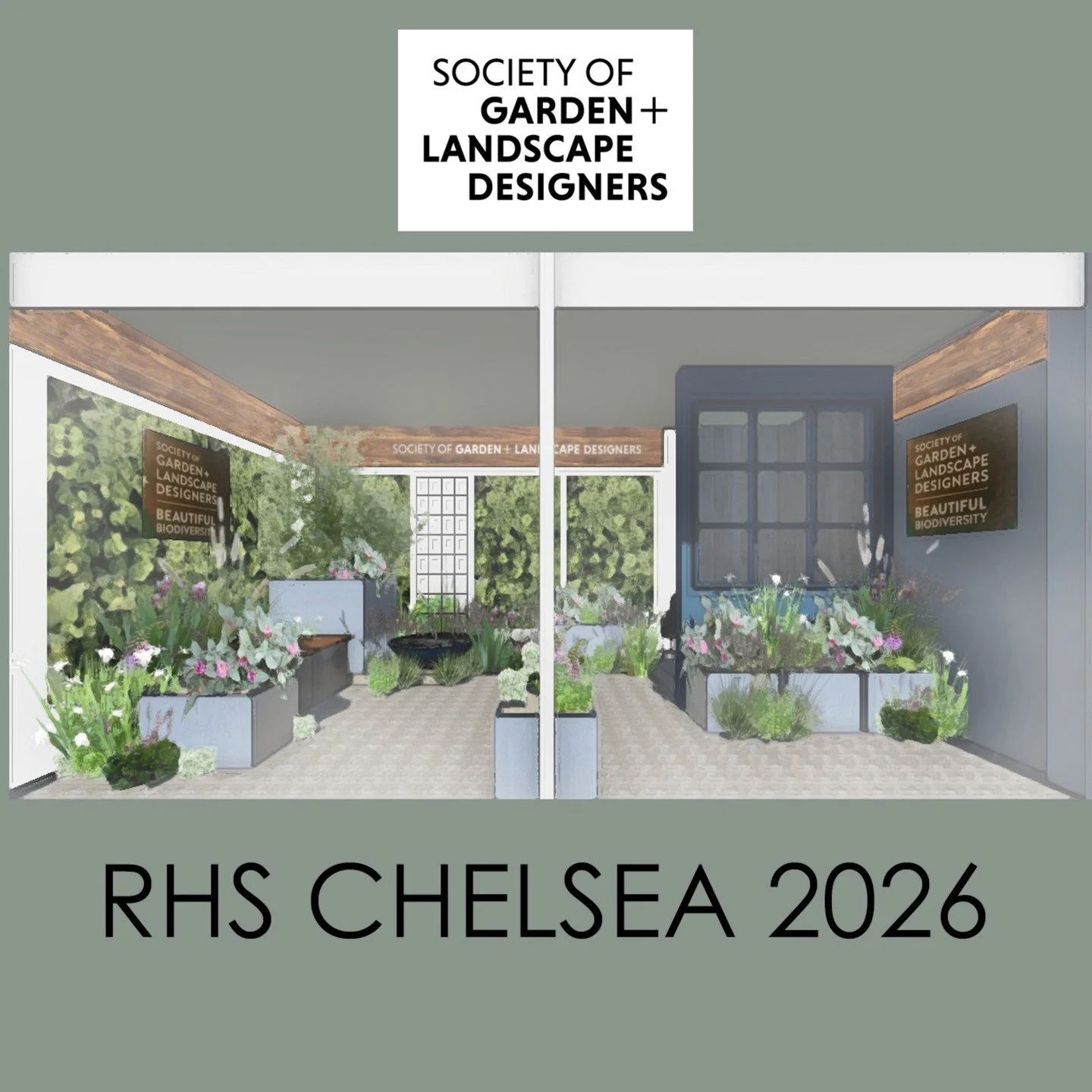 @eliza.gray.gardens and I are delighted to be working with the SGLD to bring to life our design for their stand at RHS Chelsea 2026.

Titled Beautiful Biodiversity, we are using this platform to highlight ways to have a beautifully curated garden tha