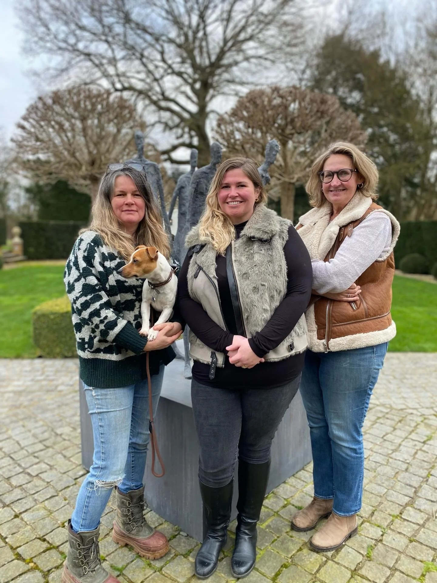 A visit to @aplaceinthegarden yesterday to meet the lovely Sophie and Jane, and see the planters they are loaning us for the @the_sgld installation at Chelsea Flower Show this year. Ours are just heading into production but great to see these beautif