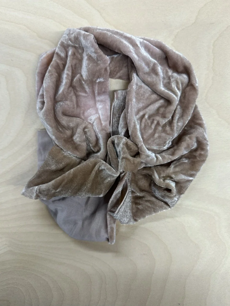 Velvet - Tan - Hand dyed 6 x 30 inch fabric for Rug Hooking, Punch Needle, Weaving, Applique, and More!