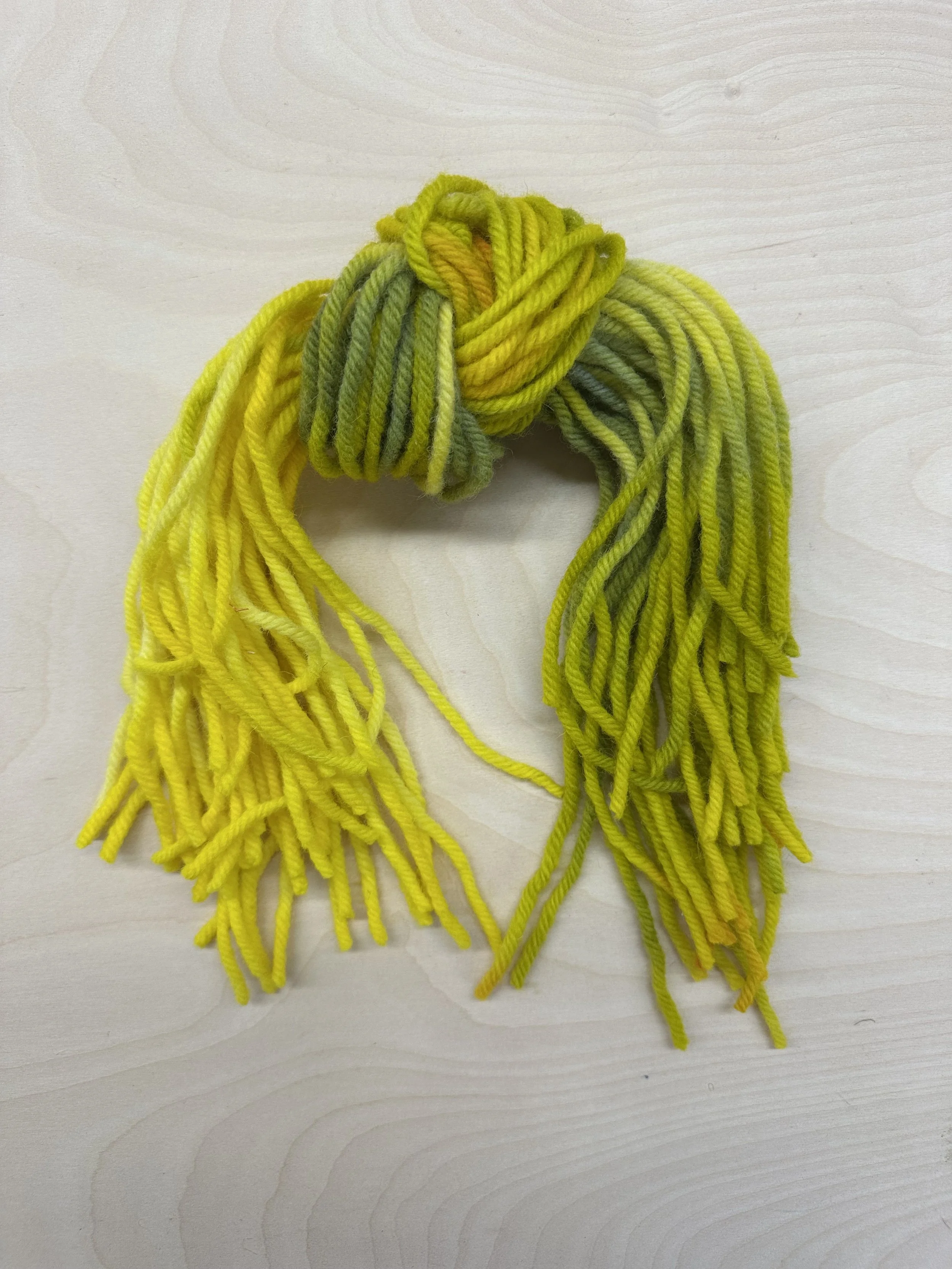 FOUR PLY - Studio Dye - Citrus - Hand Dyed Super Bulky 100% 4-Ply Wool Yarn for Rug Hooking & Punch Needle - 2oz/50gm