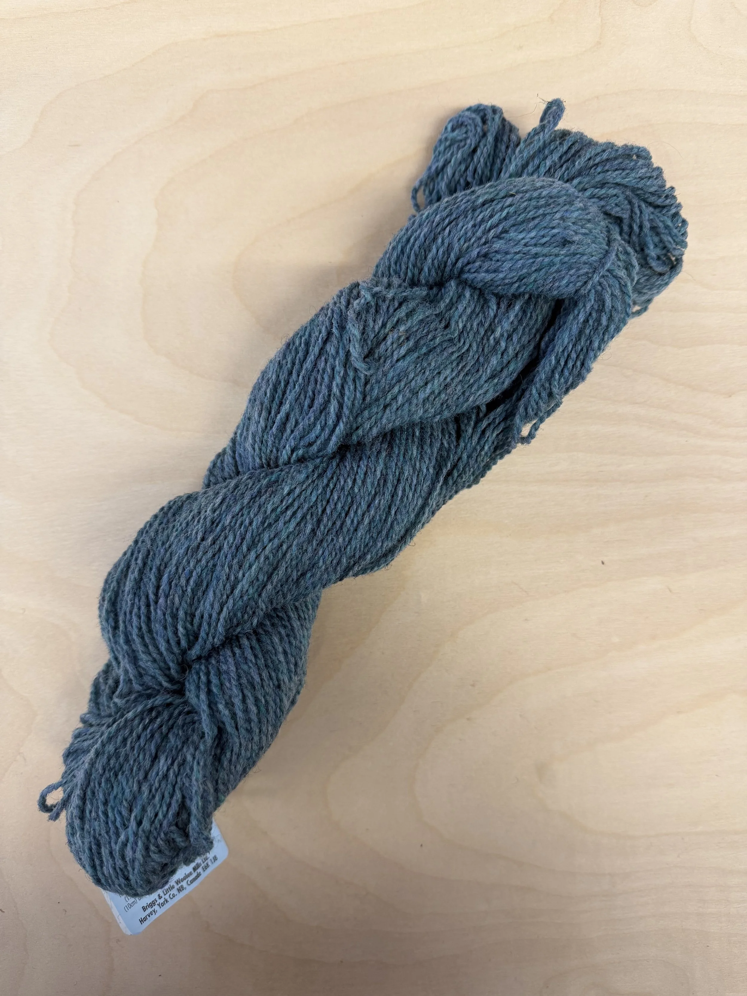 Grey Heather Heritage Rug Hooking Wool Yarn - Briggs & Little 2 Ply - 4oz of Wool for Rug Making