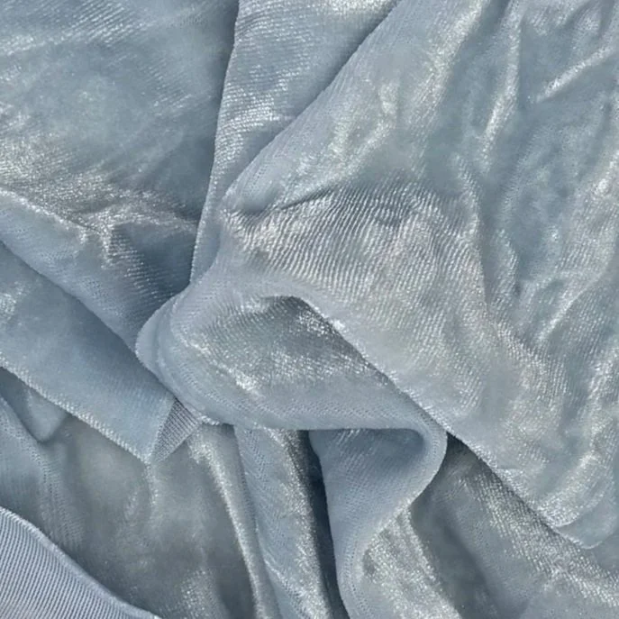 Velvet - Ice Blue - Hand dyed 6 x 30 inch fabric for Rug Hooking, Punch Needle, Weaving, Applique, and More!