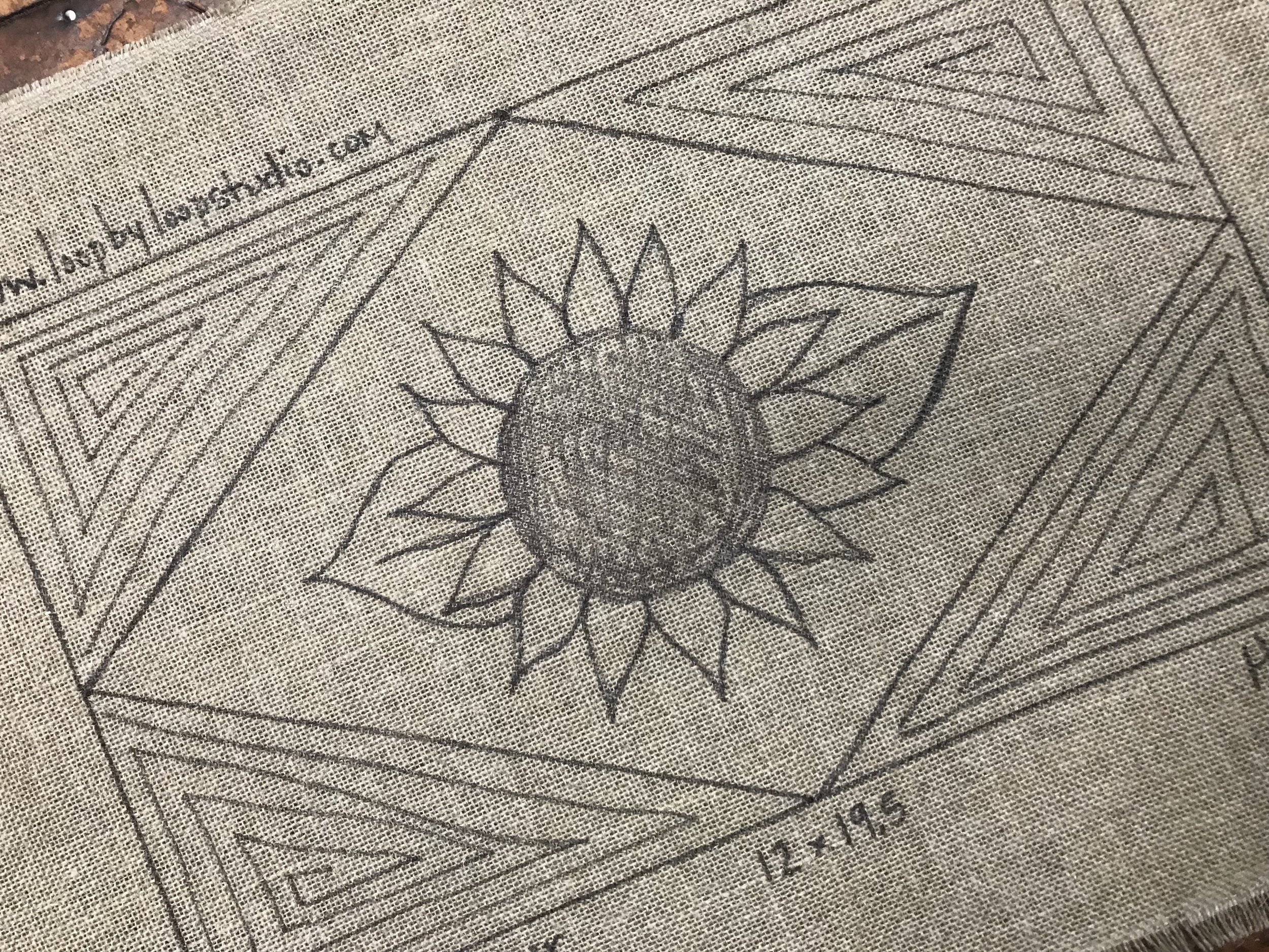 Punch Needle Frame Class: Sunflower in Classroom